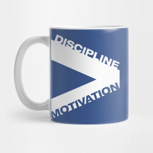 Discipline over Motivation Mug